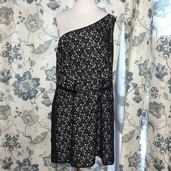 one shoulder dress size 18